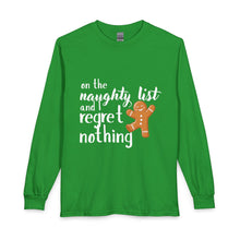 Load image into Gallery viewer, Naughty List Gingerbread Long Sleeve Tee