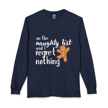 Load image into Gallery viewer, Naughty List Gingerbread Long Sleeve Tee