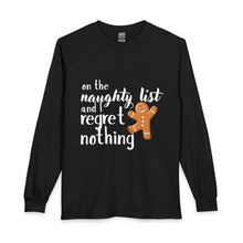 Load image into Gallery viewer, Naughty List Gingerbread Long Sleeve Tee