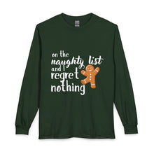 Load image into Gallery viewer, Naughty List Gingerbread Long Sleeve Tee