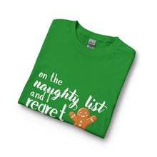 Load image into Gallery viewer, Naughty List Gingerbread Long Sleeve Tee